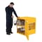 Vestil Yellow Cylinder Cabinet Horizontal 4 Cylinder Capacity CYL-H-4 - alternate 4
